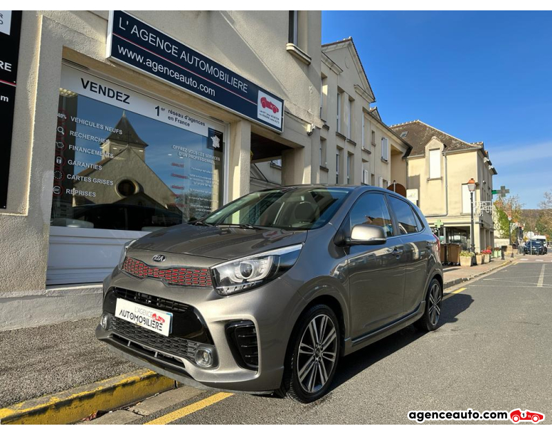 Compra de Coches Usados, Coches Usados Baratos %'|'% Agence Auto Kia Picanto 1.2 84cv BVA GT-Line SUPERBE! Gris Año 2018 Automatique Essence